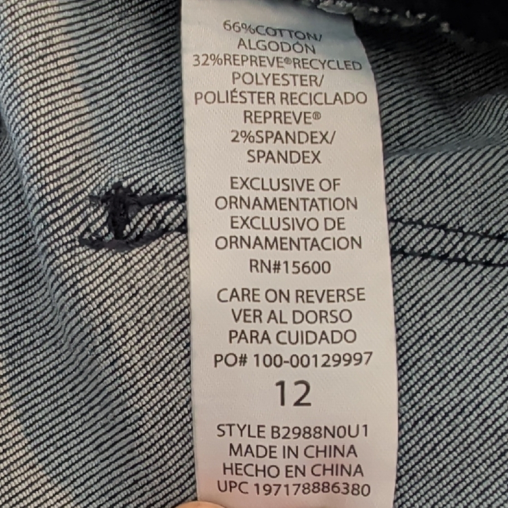 Absolution Out There Flare Die Cut High Rise Jeans - indigo sz 12 - Picture 6 of 7